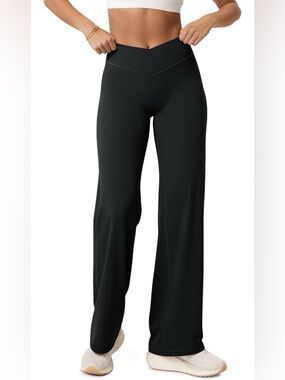ODODOS Crossover Straight Leg Leggings NWT